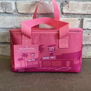 Trader Joe's Pink Mini Insulated Bag